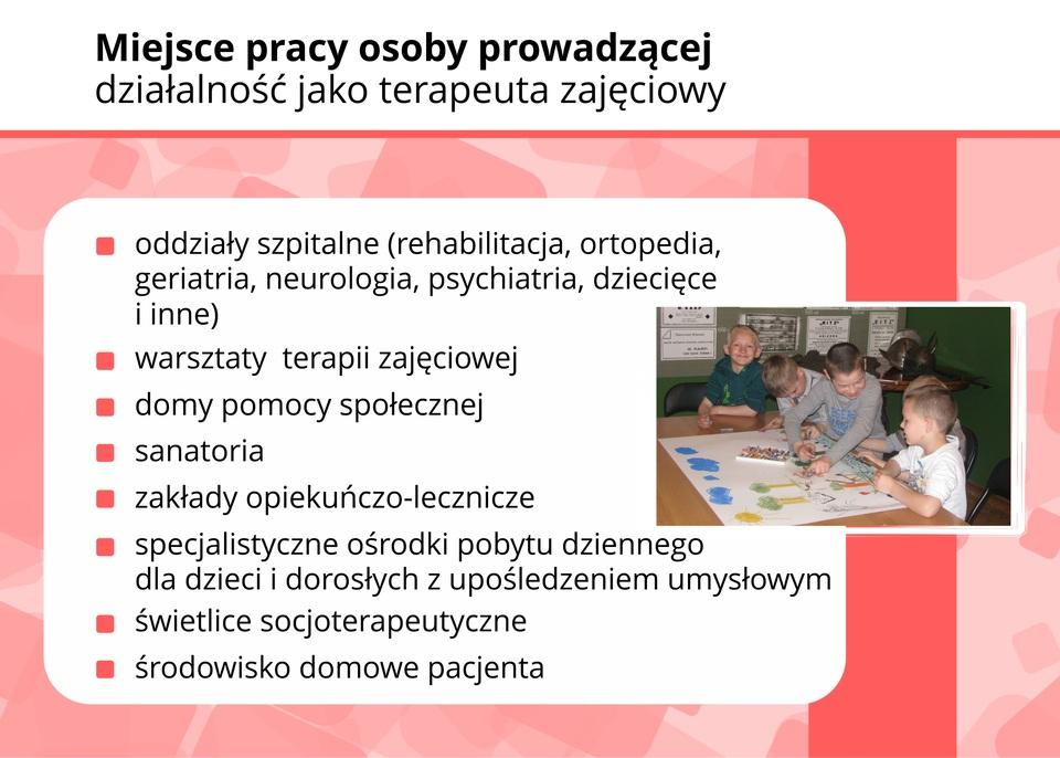 Terapeuta zajęciowy na rynku pracy