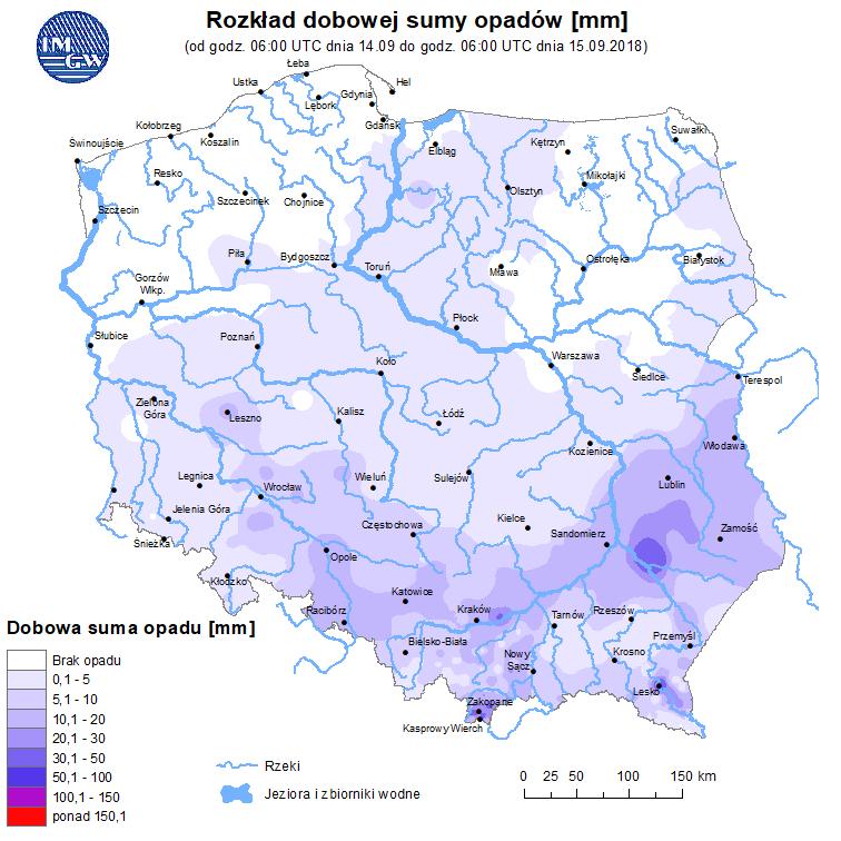 w rzekach Rozkład dobowej