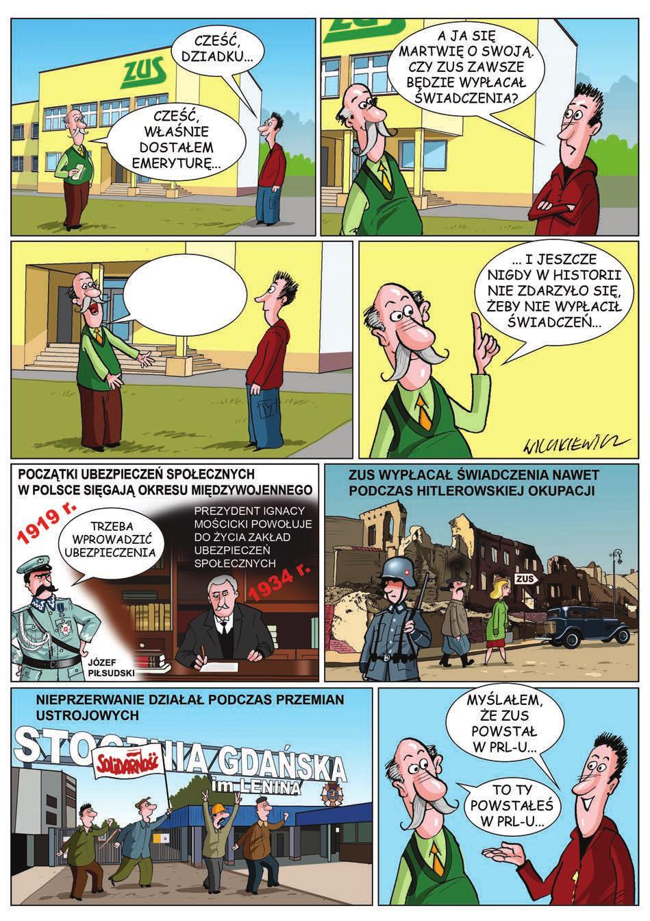 KOMIKS 49 Lekcja 3 Renty i emerytury Lekcje z
