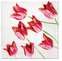 9,4 cm RED TULIPS SDL061800