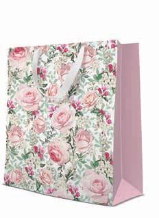 GORGEOUS ROSES AGB1014110 gift bag square (W) 17 x (H) 17 x (D)
