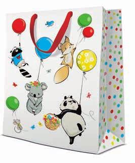 33,5 x (H) 26,5 x (D) 13 cm ANIMALS PARTY AGB1015410 gift bag square (W) 17 x (H) 17 x (D) 6 cm ANIMALS PARTY AGB1015406 gift bag