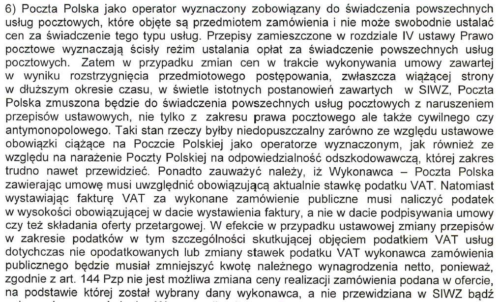 Pytanie nr 10 Zgodnie z 1 ust.