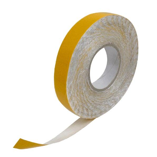 TAŚMA Z WŁÓKNA SZKLANEGO ST 1 Materiał: włókno szklane, gęstość 420g/m 2 Zastosowanie: łączenie materiałów i segmentów izolacyjnych pokrytych materiałem z włókna szklanego.
