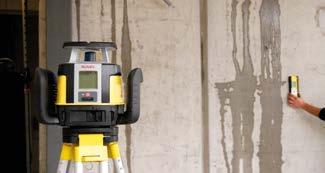 Ten niwelator laserowy umożliwia wykonanie wszystkich zadań, w których wymagana jest niewidoczna wiązka lasera, a