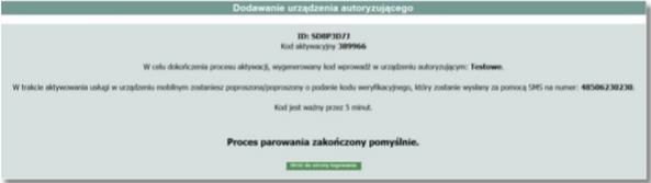 Zmiana hasła tymczasowego podczas logowania do Usługi Bankowości Internetowej (korporacyjne) Po sparowaniu urządzenia mobilnego podczas pierwszego logowania do Bankowości Internetowej za pomocą