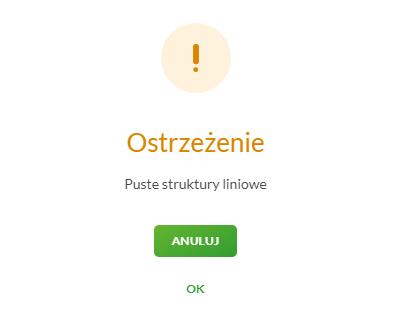 Na formatce dostępne są następujące akcje: Import struktury - służy do zaczytania pliku opisującego strukturę danych, Pokaż strukturę - służy do obejrzenia zaczytanej struktury pod warunkiem, że taka