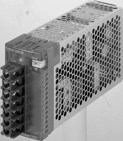 S8VM-150@@ S8VM-150@@C S8VM-15024A S8VM-15024P 160,5 Maks. 17,6 37,5 82,5 135±0,5 Otwory montażowe 26,5±0,2 15±0,2 7,5±0,2 25±0,5 Uwaga: Zdjęcie przedstawia model S8VM-15024. 120±0,5 Trzy M3 (głęb.