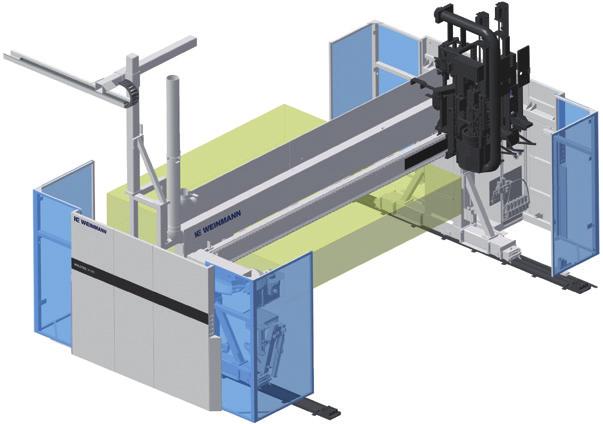 22 WEINMANN Mosty wielofunkcyjne WALLTEQ Rzut maszyny WEINMANN Mosty wielofunkcyjne WALLTEQ Dane techniczne 23 Najnowocześniejsza technologia produkcji Mosty WALLTEQ można dowolnie łączyć z