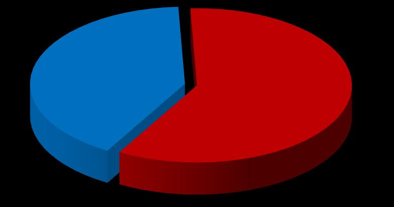 41,0% 59,0% miasto wieś Wykres 5. Osoby dotknięte przemocą w regionie świętokrzyskim według miejsca zamieszkania w 2018 roku. Opracowanie własne ROPS/ źródło KWP w Kielcach.