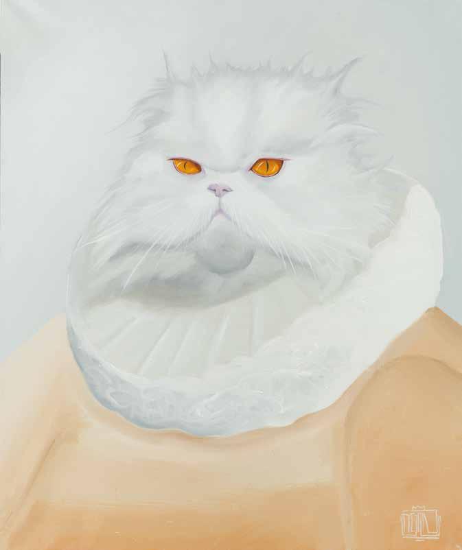 61 TYCJAN ŚMIAŁY (ur. 1980 r., Kraków) Mister White Cat, 2016 r.