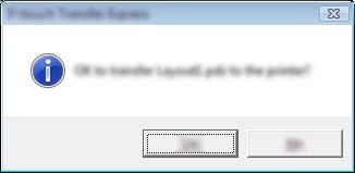 Przesyłanie szablonów za pomocą aplikacji P-touch Transfer Express (tylko komputery z systemem Windows ) Kliknij [Yes] (Tak).