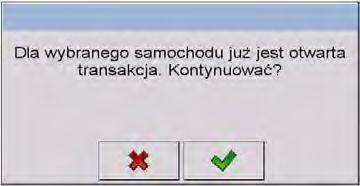 Po zatwierdzeniu okna podsumowania Raportu transakcji samochodowej program automatycznie powróci do okna głównego. 34.