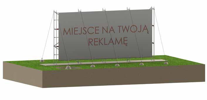 11 KONSTRUKCJE REKLAMOWE. Z rusztowań DELTA 70 możemy zbudować dowolnej wielkości konstrukcje pod reklamę wolnostojącą. Konstrukcje takie zbudowane są ze standardowych elementów rusztowania.