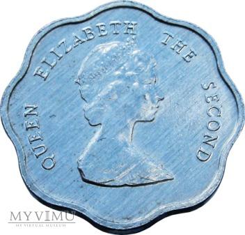 Cent, Karaiby Wschodnie. 209-09-2 Cent, Karaiby Wschodnie. Datowanie: 999 Monety o nominale (992 r.) jak i 2 (994 r.
