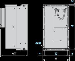 Dimensions in mm a b c G H K Ø 240 550 230 206 531.5 11 6 Dimensions in in. a b c G H K Ø 9.44 21.65 9.05 8.11 20.93 0.45 0.