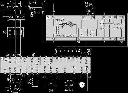 Used for remote signalling of the drive status. (4) Connection of the common for the logic inputs depends on the positioning of the SW1 switch.