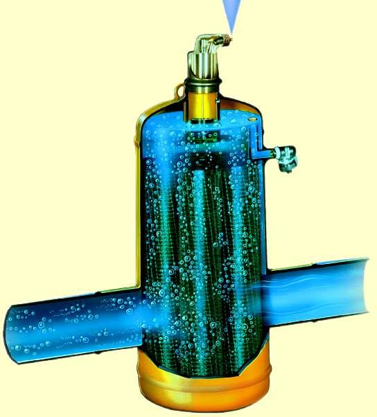 SEPARATORY MIKROPÊCHERZY POWIETRZA strna 9 SPIRO VENT - najlpszy sparatr gazów z instalacji.