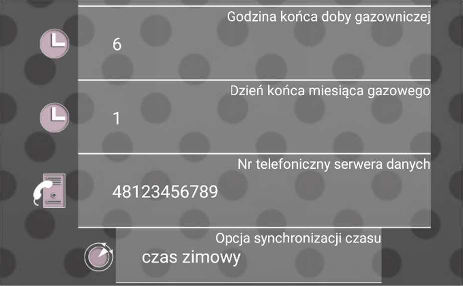 użyciem dedykowanego adaptera ITRON lub za pomocą zewnętrznego, przewodowego nadajnika impulsów gazomierza (przewód nadajnika wprowadzany jest do rejestratora poprzez przepust lub dołączany jest do