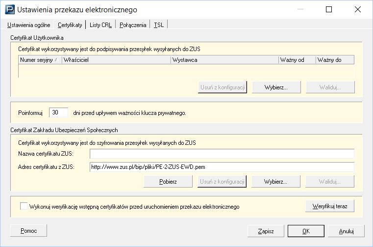 W programie zreorganizowano widoki związane z przekazem elektronicznym dokumentów do ZUS.