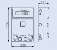 licznik 2x 2P+Z 1x 3P+N+Z 16A 1x 3P+N+Z 32A Tablica licznikowa Zabezpieczenia: 1x