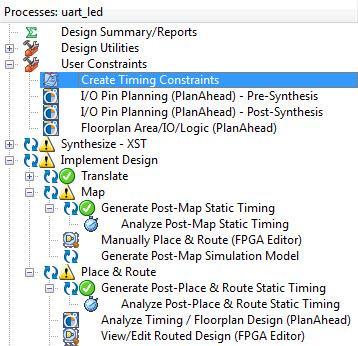 Edytor ograniczeń - Constraints editor, Create Timing Constraints