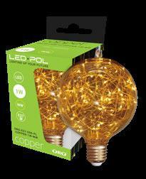 ORO04048 ORO--G95-FL- GOLDIE-4W- LED DECO A