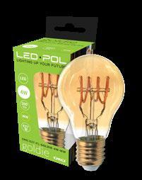 ORO04045 ORO--ST64-FL- GOLDIE-4W- 220-240V 550 lm 2700