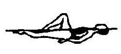 BP12 DOLPHIN ARCH POSITION OPIS KSIĄŻKOWY RYSUNEK / DIAGRAM POŻĄDANE WYKONANIE 1. Ciało wygięte, w taki sposób, że głowa, biodra i stopy tworzą łuk. 1. Wycięcie ciała musi być takie samo przez całą jego długość (od głowy po stopy) 2.