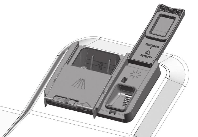 tabletkach o działaniu soli zmiękczającej wodę i środka do płukania.