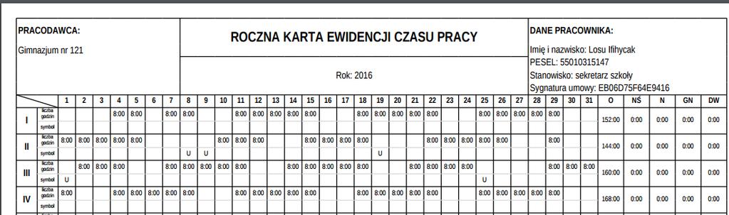 44 Materiały dla uczestnika instruktażu Program Kadry VULCAN umożliwia wydruk dokumentów dla wielu osób jednocześnie, są to dokumenty które częściowo są wypełniane danymi Korzystanie z szablonów
