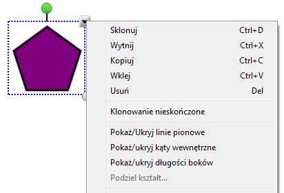 Przegląd innych narzędzi SMART Notebook: Wielokąty i kształty Dostęp do wielokątów i funkcji kształtów