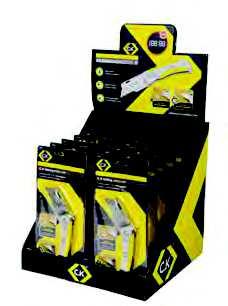 Hevy duty bldes supplied in spring loded blde dispenser for Die-Cst 9mm Snp-Off Trimming Knife