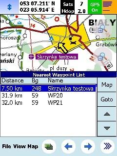 wybrać tez ekran Nearest