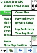 Używając opcji View/Toolbars/Waypoint Toolbar włączamy lub wyłączamy Waypoint Toolbar Dodanie nowego punktu, w miejscu wskazanym przez pointer Usuwanie wszystkich punktów z mapy Wyświetla listę