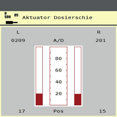 Obsługa AXIS ISOBUS Przykładowy Test/Diagnostyka Siłowniki n PRZESTROGA Niebezpieczeństwo odniesienia obrażeń spowodowanych ruchomymi elementami maszyny Podczas testu elementy maszyny mogą się