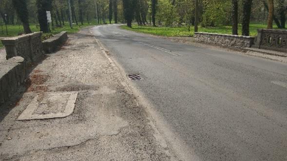 W ramach zadania przeprowadzono remont lewostronnego chodnika (przy Małym