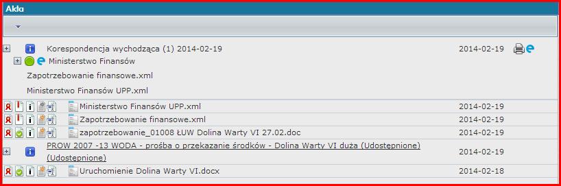 Zbiorcze zapotrzebowanie finansowe Koordynator Oddziału przedkłada GKBW celem akceptacji w systemie EZD.