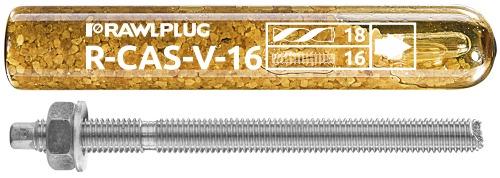 R-CAS-V Kotwa winyloestrowa w ampułce z prętami gwintowanymi - wkręcana Kotwa wklejana wysokiej