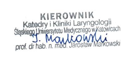 świadczy o dobrym przygotowaniu Autorki do prowadzenia badań naukowych oraz ich prezentacji. Publikacja w Audiology & Neurotology świadczy o umiejętności dobrej współpracy z naukowcami z zagranicy.