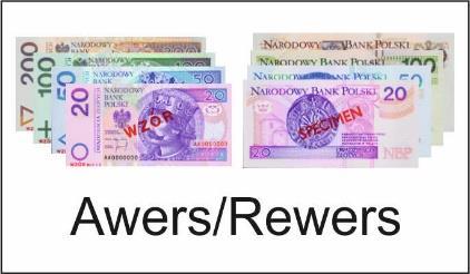 C. Tryb awers/rewers Tryb sortowania awers/rewers jest aktywny gdy na ekranie wyświetla się napis Aw/Rew. Tryb ten służy do sortowania banknotów ze względu na ich ułożenie.