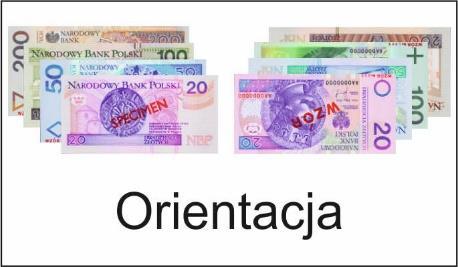 Po zakończeniu procesu liczenia na ekranie wyświetli się ilość przeliczonych banknotów oraz ich wartość. Po wciśnięciu przycisku RAPORT na ekranie pojawi się specyfikacja przeliczonych banknotów D.