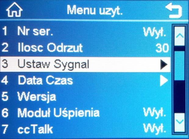 3. Ustawienia sygnałów dźwiękowych a) Przejdź do pozycji 3 Ustaw Sygnal i wciśnij przycisk START/OK Wyciszanie sygnału alarmu a) Przejdź do pozycji 1 Sygnal Alarmu b) Możesz włączyć lub wyłączyć
