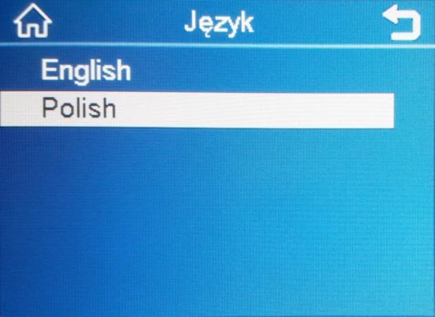 b) Możesz wybrać odpowiedni język