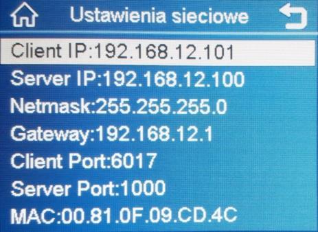 b) Użyj przycisków TRYB oraz RAPORT, aby poruszać się pomiędzy kolejnymi
