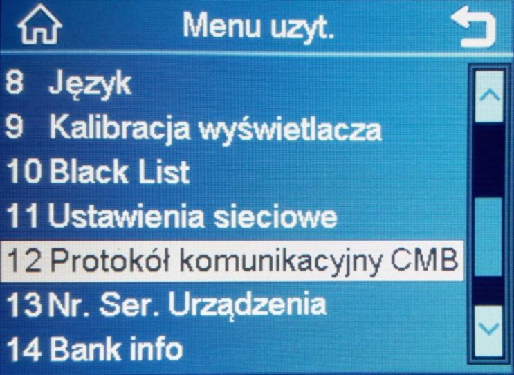 c) Wprowadź właściwe dane za pomocą klawiatury na ekranie dotykowym i