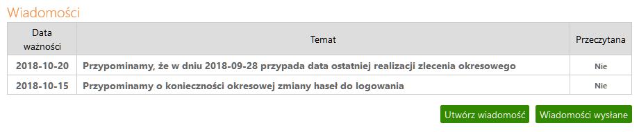 Podsumowanie prowizji na zestawieniach w zależności od ustawień parametru Widoczne/Niewidoczne na wydruku wyciągu, pod tabelą z przelewami może być wyświetlone zestawienie prowizji dla poszczególnych