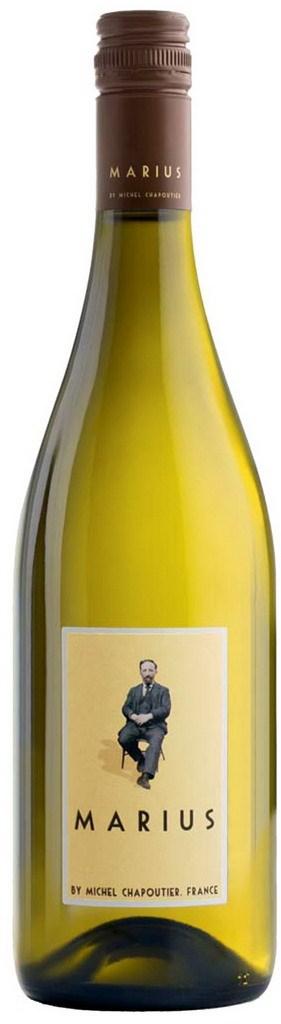 Wina Białe White Wines Marius Terret/Vermentino 75 cl 50,- AOC Rhone Valley, by Michel Chapoutier France Piękny i jasny żółty kolor z zielonkawymi refleksami.