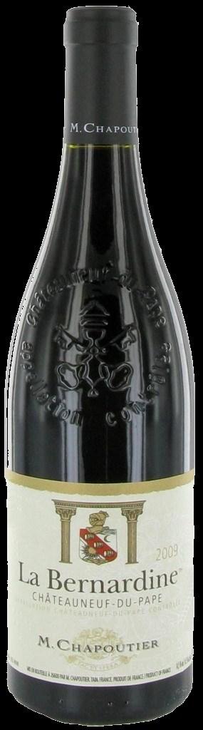 La Bernardine 75 cl 280,- AOC Châteauneuf-du-Pape, by Michel Chapoutier France Głęboki purpurowy kolor.