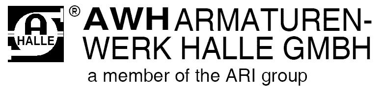 12.0 Deklaracja EC zgodności produktu z wymaganiami / Deklaracja producentów AWH Armaturenwerk Halle GmbH, Turmstrasse 118-123, D-06110 Halle/Saale Deklaracja EC zgodności produktu z wymaganiami na